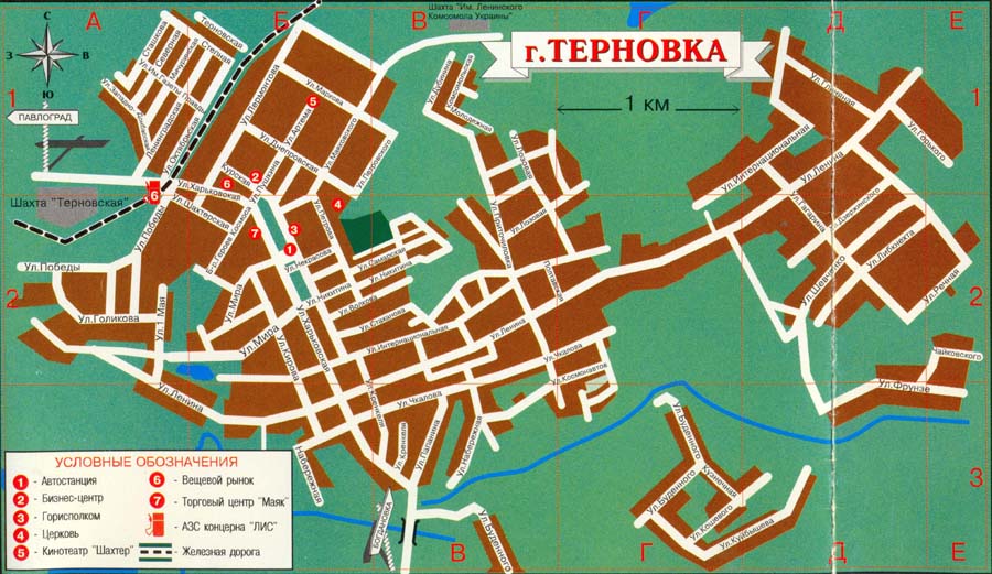 Карта г. Терновка